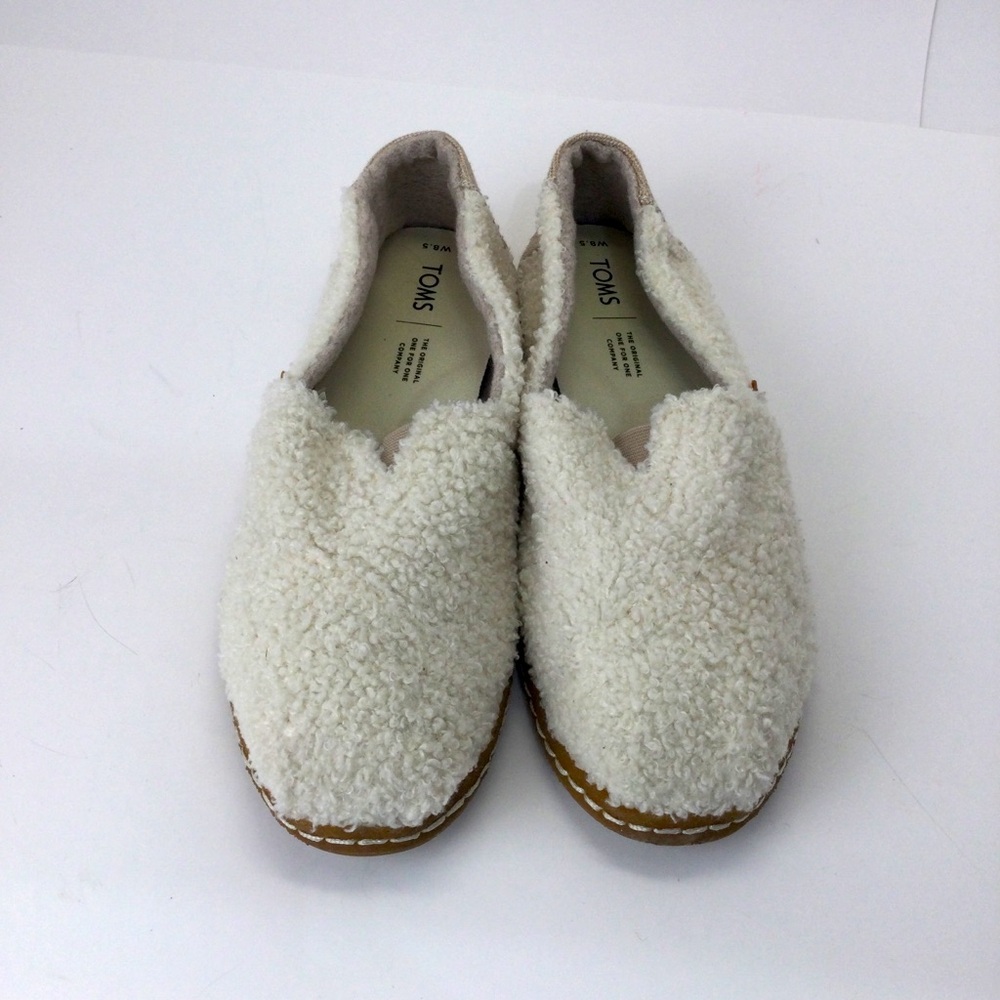 Toms Alpargata Sherpa Slip-On Shoes womens size 8.5 - Picture 2 of 6